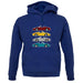Porsche Box 981 4 Colour Grid unisex hoodie
