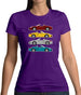 Boxster 981 4 Colour Womens T-Shirt