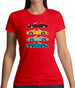 Boxster 981 4 Colour Womens T-Shirt