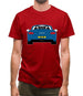 Blue Print Box 981 Mens T-Shirt