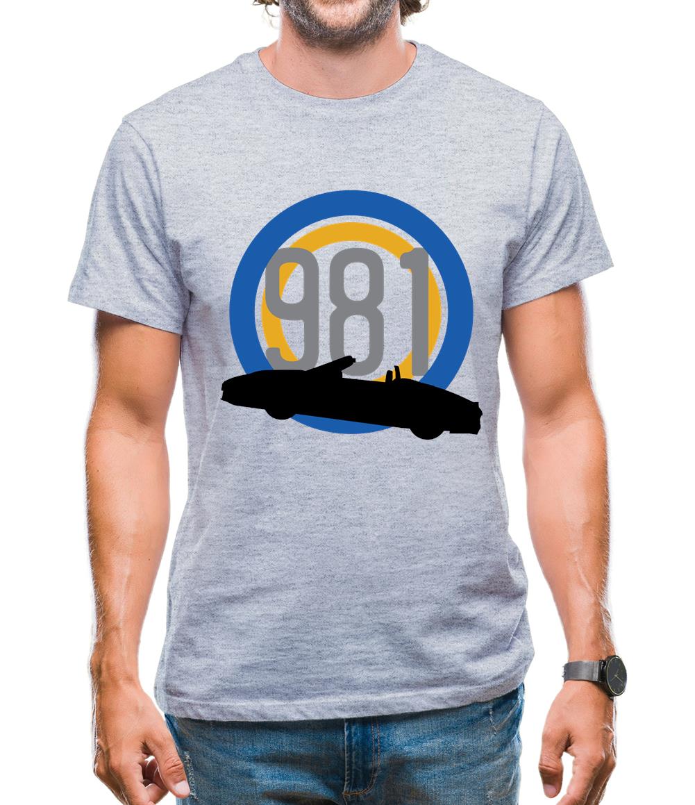 Porsche 981 Silhouette Mens T-Shirt