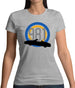 Porsche 981 Silhouette Womens T-Shirt