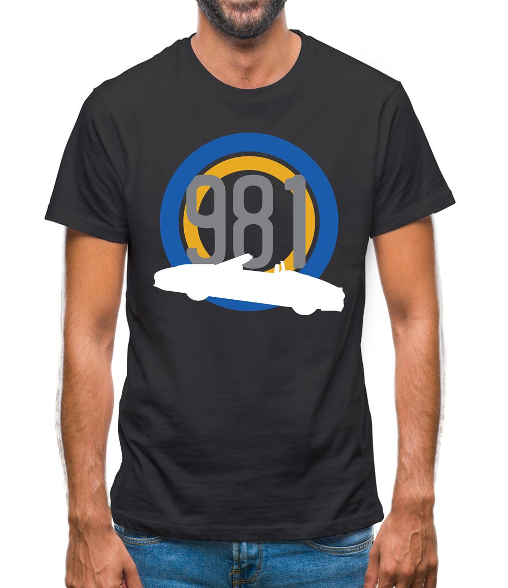 Porsche 981 Silhouette Mens T-Shirt