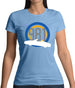 Porsche 981 Silhouette Womens T-Shirt