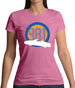 Porsche 981 Silhouette Womens T-Shirt