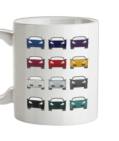 Box 986 T 12 Colour Grid Ceramic Mug