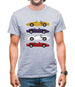 Box 986 4 Colour Grid Mens T-Shirt