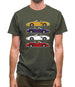 Box 986 4 Colour Grid Mens T-Shirt