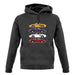 Porsche Box 986 4 Colour Grid unisex hoodie