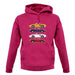 Porsche Box 986 4 Colour Grid unisex hoodie