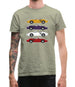 Box 986 4 Colour Grid Mens T-Shirt
