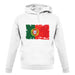 Portugal Grunge Style Flag unisex hoodie