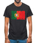 Portugal Grunge Style Flag Mens T-Shirt