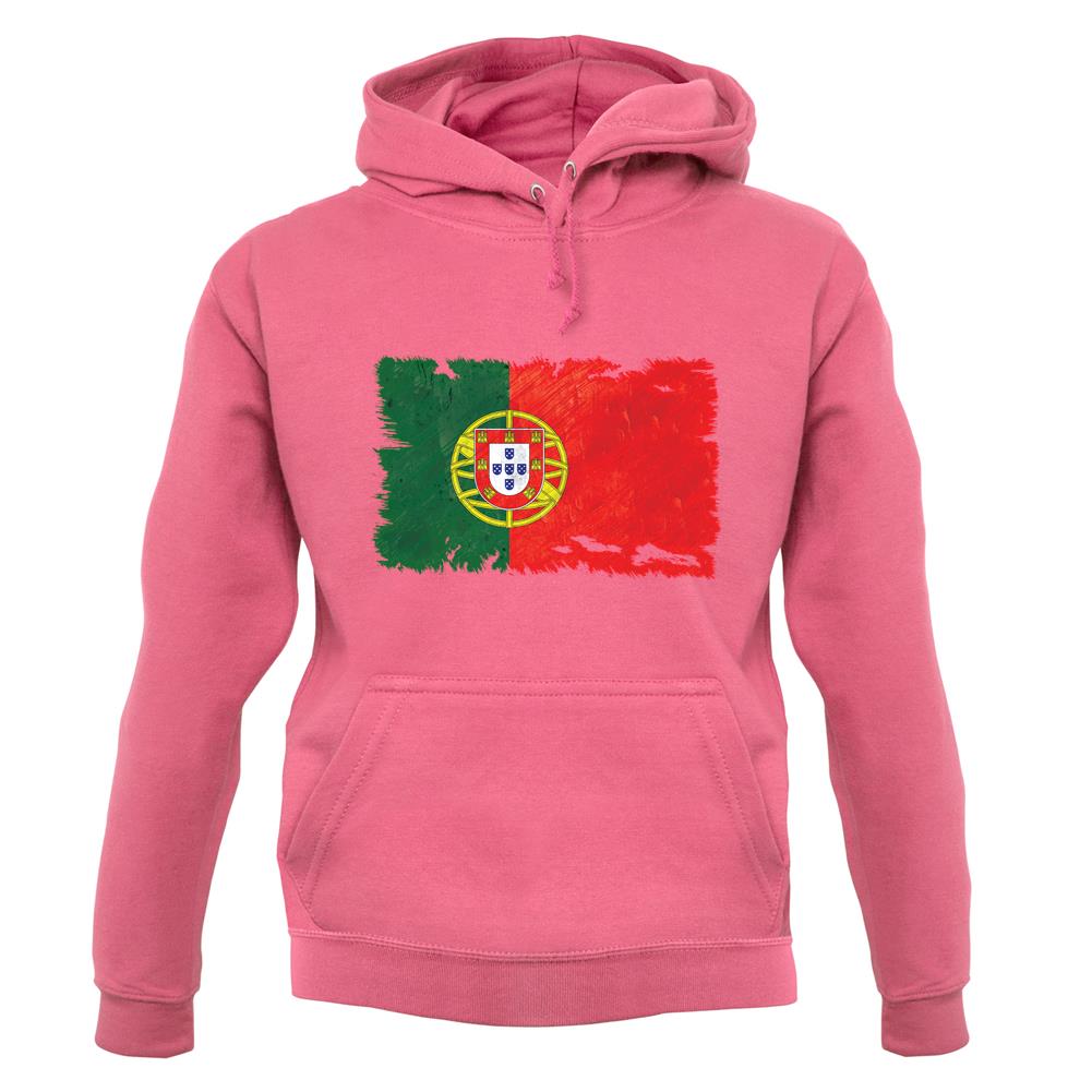 Portugal Grunge Style Flag unisex hoodie