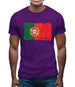 Portugal Grunge Style Flag Mens T-Shirt