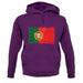 Portugal Grunge Style Flag unisex hoodie