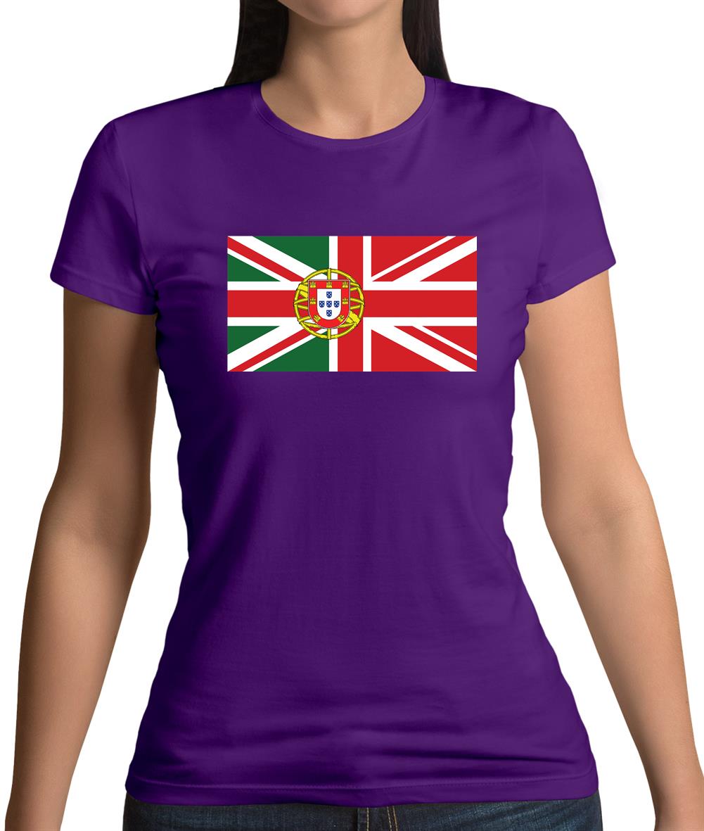 Portuguese Union Flag Womens T-Shirt