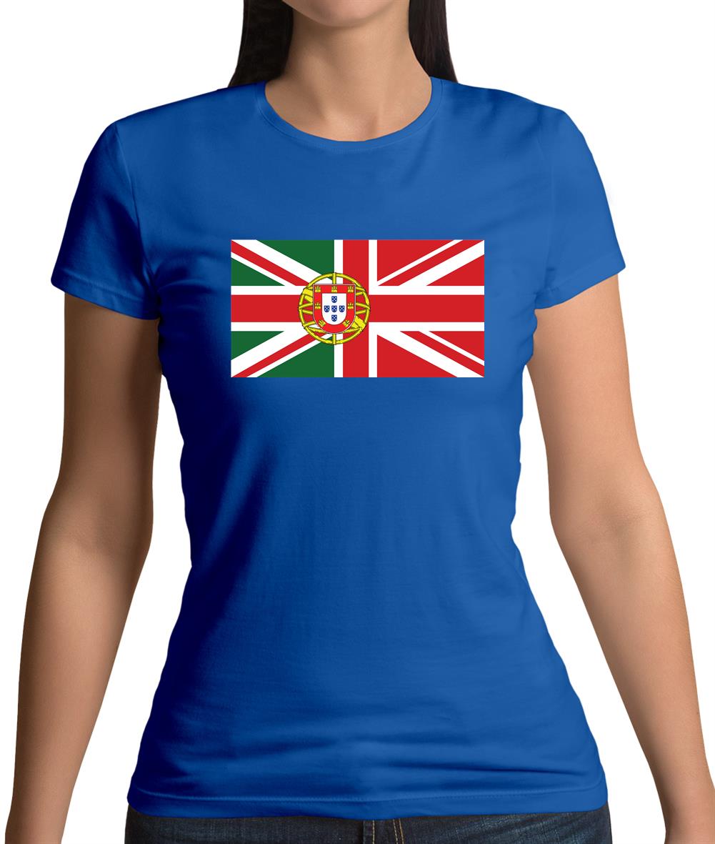 Portuguese Union Flag Womens T-Shirt