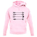 Pretty Archery Arrows unisex hoodie