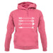 Pretty Archery Arrows unisex hoodie