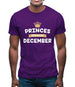 Princes Are Born In December Mens T-Shirt