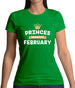 Princes Are Born In February Womens T-Shirt