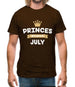 Princes Are Born In July Mens T-Shirt