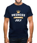 Princes Are Born In July Mens T-Shirt