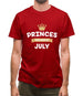 Princes Are Born In July Mens T-Shirt