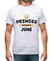 Princes Are Born In June Mens T-Shirt