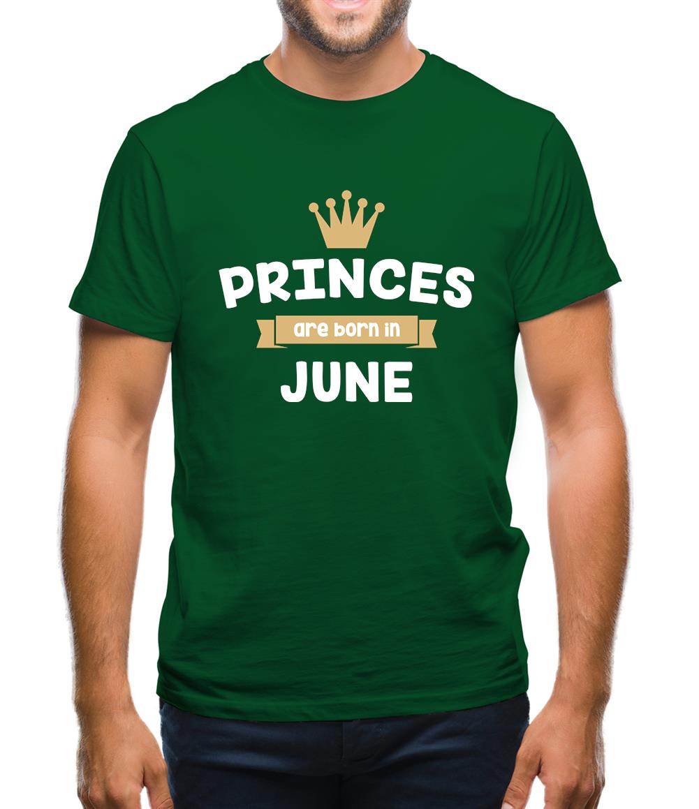Princes Are Born In June Mens T-Shirt