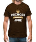 Princes Are Born In June Mens T-Shirt