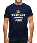 Princes Are Born In June Mens T-Shirt