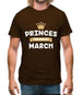 Princes Are Born In March Mens T-Shirt