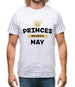Princes Are Born In May Mens T-Shirt