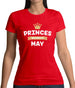 Princes Are Born In May Womens T-Shirt