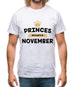 Princes Are Born In November Mens T-Shirt