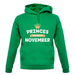 Princes Are Born In November unisex hoodie