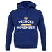 Princes Are Born In November unisex hoodie