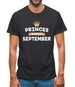 Princes Are Born In September Mens T-Shirt