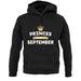 Princes Are Born In September unisex hoodie