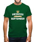 Princes Are Born In September Mens T-Shirt