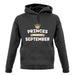 Princes Are Born In September unisex hoodie