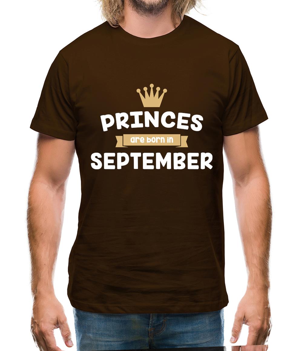 Princes Are Born In September Mens T-Shirt