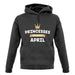 Princesses Are Born In April unisex hoodie