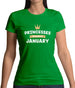 Princesses Are Born In January Womens T-Shirt