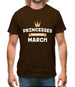 Princesses Are Born In March Mens T-Shirt