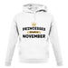 Princesses Are Born In November unisex hoodie