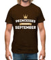 Princesses Are Born In September Mens T-Shirt