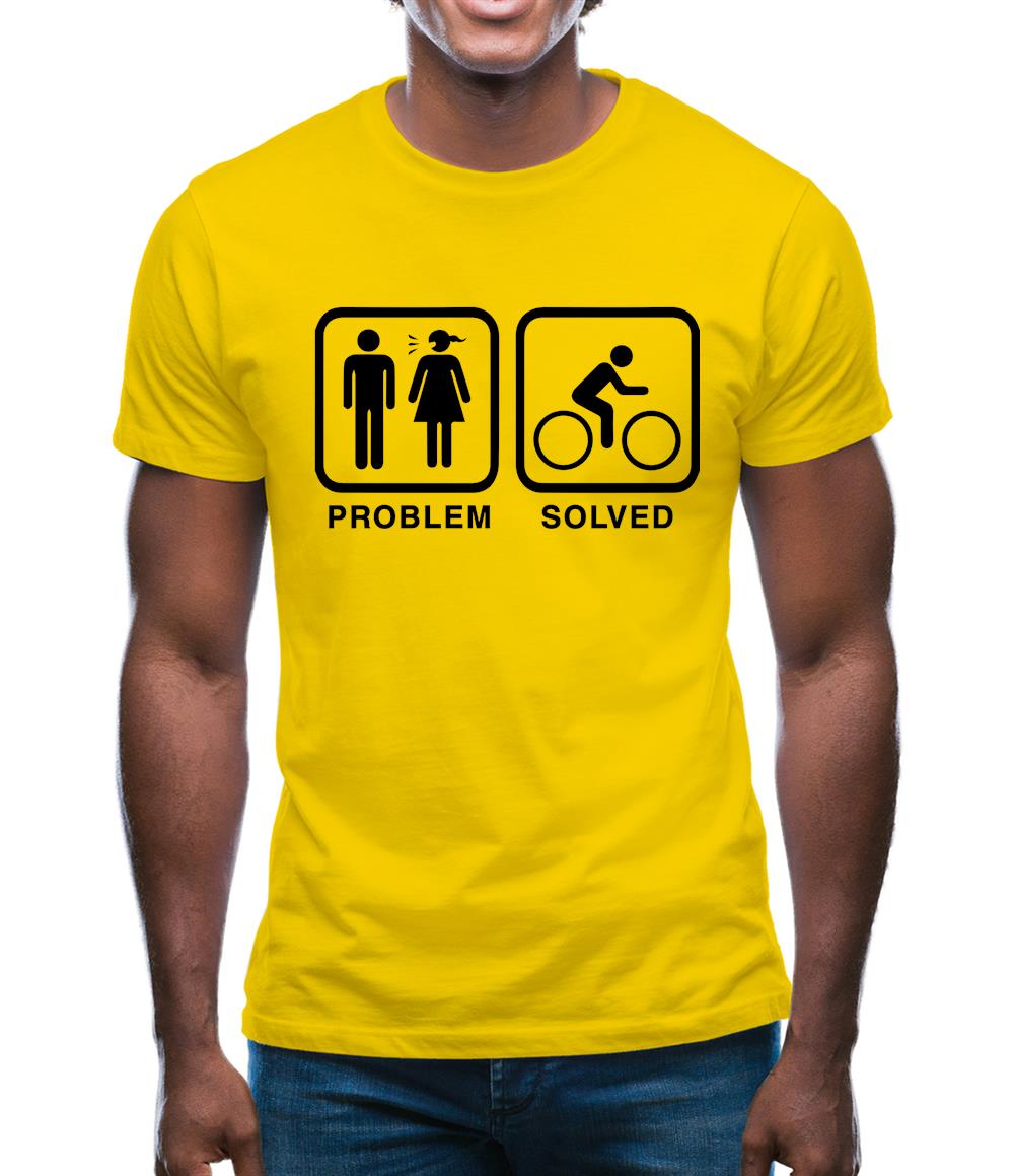 Problem Solved Cycling Mens T-Shirt
